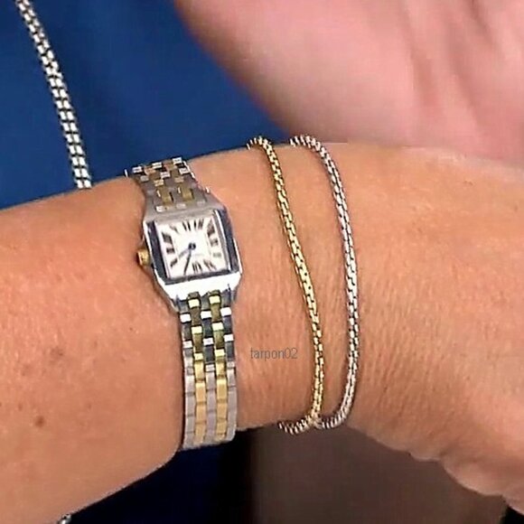 John Hardy JAI Box Chain 2.7mm Sterling Silver Bracelet - SMALL NIB - Picture 11 of 16